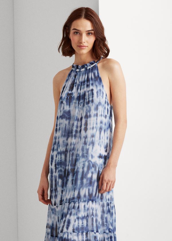 Vestido Ralph Lauren Tie-Dye Georgette Mulher 60245-BERK